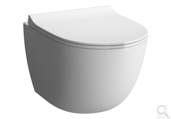 WC závěsné Vitra Sento mat zadní odpad bílá 7748-001-0075. 