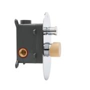 Vanová baterie SAT Fusion včetně podomítkového tělesa dřevo SATBSFU215DS. obr. 5&nbsp;