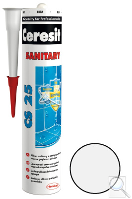 Silikon Ceresit CS 25 bílá 280 ml. 