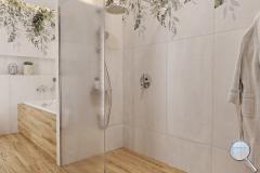 Koupelna Soul - SIKO-koupelna-s-walk-in-kvetinovy-dekor-se-drevem-serie-soul-03