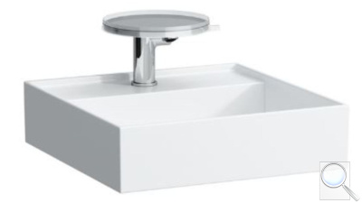 Umývátko Laufen Kartell By Laufen 46x46 cm mat bez otvoru pro baterii, bez přepadu H8153317571121. obr. 1