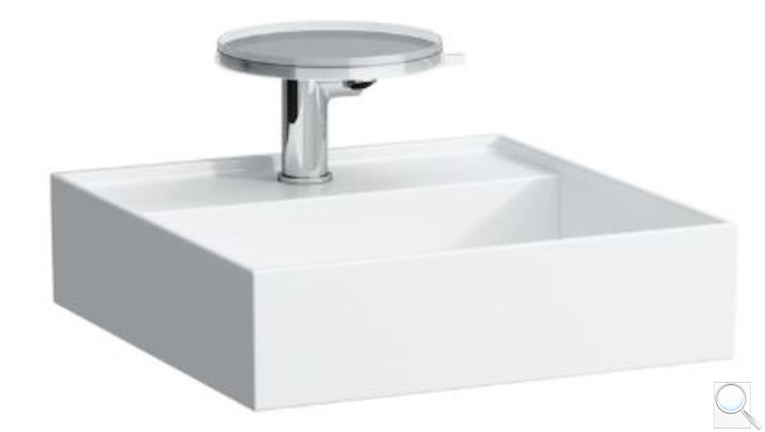 Umývátko Laufen Kartell By Laufen 46x46 cm mat bez otvoru pro baterii, bez přepadu H8153317571121. obr. 1