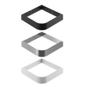 Umyvadlo Ravak Yard 45x45 cm s černou konzolí X000001677. obr. 6&nbsp;