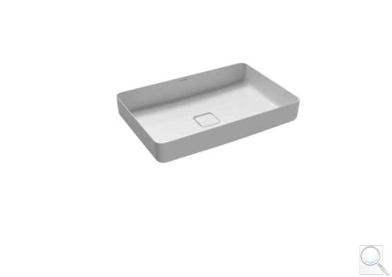 Umyvadlo na desku Kaldewei Miena 58x38 cm alpská bílá.