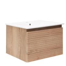 Koupelnová skříňka s umyvadlem Naturel Savona 78x43x44,8 cm dub halifax mat SAVONA80DH