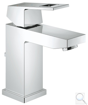 Umyvadlová baterie Grohe Eurosmart s výpustí chrom 2339000E. 
