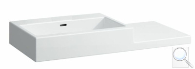 Nábytkové umyvadlo Laufen Living City 100x46 cm bez otvoru pro baterii H8184320001091. obr. 1