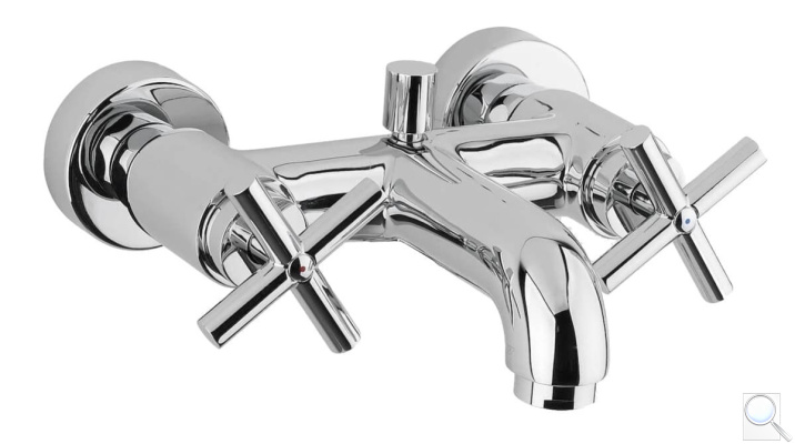 Vanová baterie Paffoni Cruz bez sprchového setu 150 mm chrom lesk QTV022. obr. 1