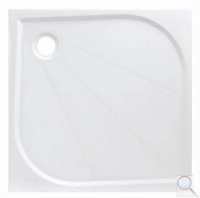 Sprchová vanička čtvercová SAT Limnew litý mramor 80x80, 90x90, 100x100 cm.