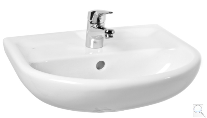 Nábytkové umyvadlo Jika Lyra Plus 60x46 cm otvor pro baterii uprostřed H8133830001041. obr. 1