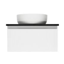 Koupelnová skříňka s deskou z umělého kamene SAT Evolution 58x30x44,8 cm bílá mat SATEVO60WMTK