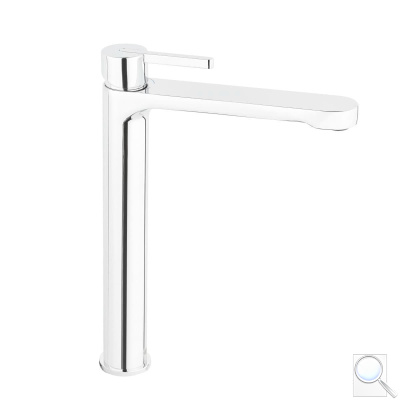 Vysoká umyvadlová baterie SAT Fusion bez výpusti chrom SATBSFU285TCH.