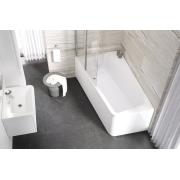 Asymetrická vana Ravak 10° akrylát 160x95 cm pravá nebo levá; 170x100 cm pravá/levá. Levá (obr. 4)