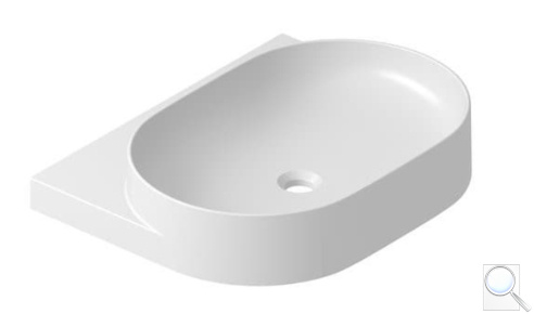 Umyvadlo Ravak Yard 600 keramické bílé XJX01260002. obr. 1