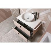 Koupelnová skříňka pod umyvadlo s držákem ručníku Naturel Art Deco 88x55x50 cm Rose Beige ARTDECO80RBBU. obr. 3&nbsp;