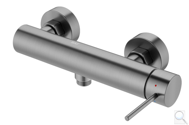 Sprchová baterie SAT Aurum bez sprchového setu 150 mm broušený gun metal SATBAUR268BGM. obr. 1