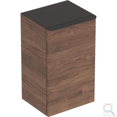 Koupelnová skříňka nízká Geberit Smyle Square 36x60x32,6 cm ořech pravá 500.359.JR.1, levá 500.360.JR.1