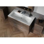 Koupelnová skříňka s umyvadlem Geberit Selnova 100x50,2x65,2 cm ořech hickory 501.262.00.1. obr. 3 