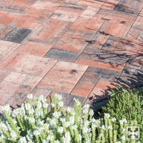 Nevšední barevná kombinace COLORMIX - CSB - VIA TECH v barvě COLORMIX RIENTE - Betonová dlažba s prolínáním barevných pigmentů ve stylu Provence