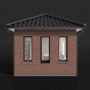 Lícová cihla K 335 carmesi antic mana. obr. 3&nbsp;