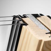 Střešní okno GLL/GLU s horním ovládáním - řada Standard. Energeticky úsporné trojsklo