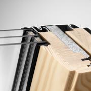 GLL 1061 - Velux střešní okno s horním ovládáním madlem (Energeticky úsporné trojsklo)