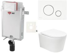 Závěsný WC set k zazdění SAT BREVIS SIKOSZBRTOR70