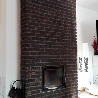 Klinker ukázky realizací - Nero zwart mangaan  - 