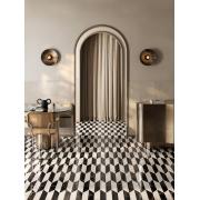 Dlažba Dom Intarsi gala satin 3D mix barev.