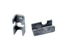 Příchytka panelů PILOFOR® CLASSIC ke konstrukci brány, nerez