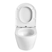 WC se sedátkem softclose závěsné SAT bílá lesk vírové SAT67010RTORP. obr. 4 