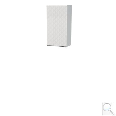 Koupelnová skříňka nízká SAT Cube Way 32,5x63x20 cm bílá mat CUBE3DH321DPBP. obr. 1