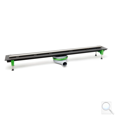 Zkracovatelný sprchový žlab SAT Flexi 100 cm kartáčovaná nerez SATAZ100ZM. obr. 1