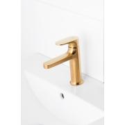 Umyvadlová baterie SAT DARK bez výpusti broušené zlato mat SATBSDA271PBZ. obr. 8&nbsp;