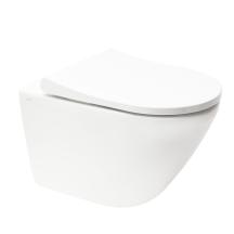 WC závěsné Vitra Integra Rim-Ex včetně sedátka se softclose, zadní odpad 7041-003-6285