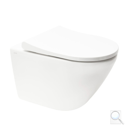 WC závěsné Vitra Integra Rim-Ex včetně sedátka se softclose, zadní odpad 7041-003-6285. obr. 1