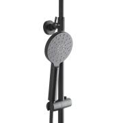 Sprchový systém SAT na stěnu s pákovou baterií černá SATSSPKC. obr. 5&nbsp;