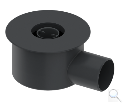 Sifon Tece Drainline plast černá 650002. 