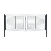 Brána IDEAL ZN+PVC. Barva antracit (RAL 7016)&nbsp;