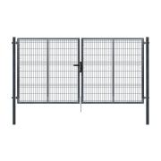 Brána PILOFOR ZN+PVC. Barva antracit (RAL 7016)