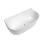 Volně stojící vana SAT Agnes 158x86 cm litý mramor levá i pravá SATAG1580. &nbsp;(4)