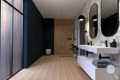 Plywood koupelna. 