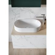 Umyvadlo na desku Cersanit Inverto 60x35 cm bez otvoru pro baterii K671-009. obr. 3 
