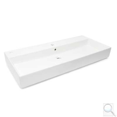 Umyvadlo SAT Infinitio 100,4x46,5 cm otvor pro baterii uprostřed SATINF10046. obr. 1