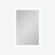 Zrcadlová skříňka s osvětlením SAT 50x71 cm kov SATZGALED5071BI. (4)