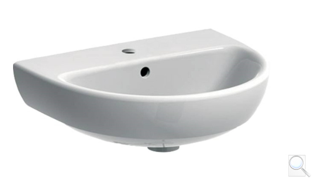 Umývátko Geberit Selnova 50x41 cm otvor pro baterii uprostřed 500.295.01.7. obr. 1