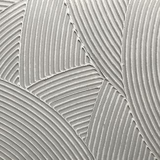 Kreativní omítky Baumit - Strukturováni zubovou stěrkou vzorek č. 4.18  - Baumit SilikonColor Life 0016, Baumit CreativTop Fine/Silk Life 0926