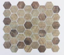 Skleněná mozaika Premium Mosaic brown hnědá