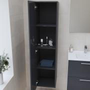 Koupelnová skříňka vysoká VitrA Mia 35x35x145 cm antracit lesk MIAV35A. obr. 5&nbsp;
