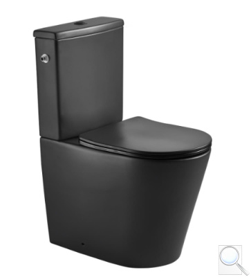 WC kombi komplet SAT Brevis vario odpad černý/mat SATBRE031RREXVPBKM. obr. 1